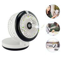 Topwell Humidifier Fan USB Mini Cooling Misting Fan Portable Water Spray Fan Rechargeable Humidifier Personal... N9
