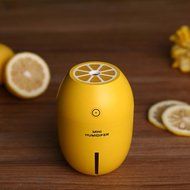 DZT1968 Portable USB Humidifier Air Purifier Steam Diffuser Mist Office Room (Yellow) N3