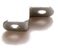 3/8 offset mounting canvas Z clips for picture framing -- #6 x 3/8 pan-head screws included -- 144 bulk pack!...