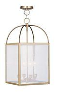 Livex Lighting 4046-01 Milford 4-Light Chain Hang, Antique Brass by Livex Lighting