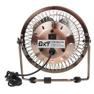 BXT 360 Degree Rotating USB Cooling Table Vintage Retro Metal Electric Home Office PC Laptop Desktop Portable... N48