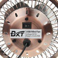 BXT 360 Degree Rotating USB Cooling Table Vintage Retro Metal Electric Home Office PC Laptop Desktop Portable... N49