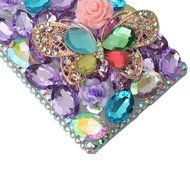 Spritech(TM) Bling Clear Phone Case For LG spirit h440 C70/LG Escape 2/LG Logos/LG Spirit 4G LTE,3D Handmade Silver... N30