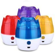 JoJoauto Mini USB Desk Roses Dazzle Humidifier Freshener Household Office Home Air Cleaner Purifier (Purple) N8