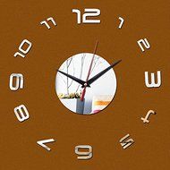 EverTrust(TM) new arrival home decoration acrylic mirror wall clock safe modern design large digital quartz watch... N4