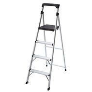4-Step Ultra-Light Aluminum Step Stool Ladder with 225 lb. Load Capacity by Gorilla Ladders