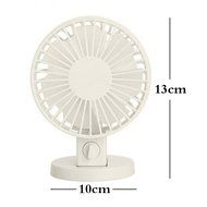 QH USB Mini Portable Double-vane Desk Fan Electric Computer Super Mute Cooler Fan (White) N13