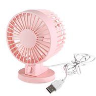 QH USB Mini Portable Double-vane Desk Fan Electric Computer Super Mute Cooler Fan (White) N15