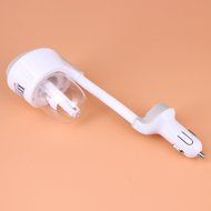Alloet New Mini USB Car Charger Air Humidifier Diffuser Oil Aroma Mist Purifier (White) N16