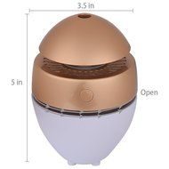 Lidodo Newest Design Mini USB Humidifier Portable Cool Mist Humidifier Small Humidifier for Single Room Baby Car... N7