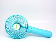 LIPPO Household USB Fan Portable Summer Cooling Fan 2-way Powered Convenient Mini Cooler (Palm-Leaf 183, Black) N35