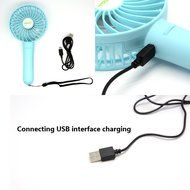 LIPPO Household USB Fan Portable Summer Cooling Fan 2-way Powered Convenient Mini Cooler (Palm-Leaf 183, Black) N36