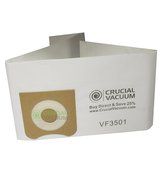 10 Ridgid VF3501 Allergen Bags, Fits 3-4.5 Gallon Wet &amp; Dry Vacuums, Compare to Part # VF3501, Designed &amp; Engineered... N2