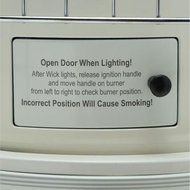 Kerosene Heater with 23,000 BTU Features Adjustable Heat Output and Safety Tip-Over Auto-Shutoff, Portable, Beige... N9
