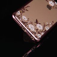 iPhone 7 Case,iPhone7 Case,ikasus Mini Love Heart Glitter Bling Crystal Rhinestone Diamonds Clear Rubber Golden... N59