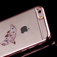 iPhone 7 Case,iPhone7 Case,ikasus Mini Love Heart Glitter Bling Crystal Rhinestone Diamonds Clear Rubber Golden... N63