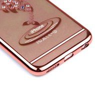 iPhone 7 Case,iPhone7 Case,ikasus Mini Love Heart Glitter Bling Crystal Rhinestone Diamonds Clear Rubber Golden... N64