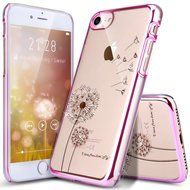 iPhone 7 Case,iPhone7 Case,ikasus Mini Love Heart Glitter Bling Crystal Rhinestone Diamonds Clear Rubber Golden... N66