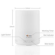300ml Aroma Diffuser by Minofox with Timer and Auto Shut off function, Essential oil diffuser with 6-7 Hours continuous... N7