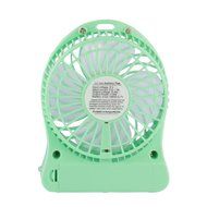 innobay 4-inch Personal Battery Operated Fan Rechargeable with LED Light, Quiet (Black) N12
