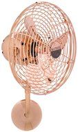 Matthews MP-CR-MTL, Michelle Parede Chrome 13" Wall Fan with Wall Control N2