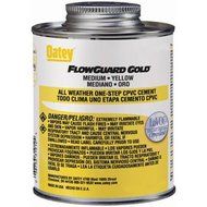 Oatey 31910 LO-V.O.C. CPVC Flowguard Gold 1-Step Yellow Cement, 4-Ounce by Oatey