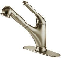 La Toscana DVPW576 DaVinci Pull-Out Spray Kitchen Faucet, Brushed Nickel by La Toscana