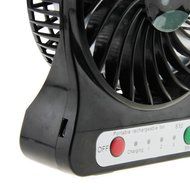 Greenery 360 Degree Rotating Antique USB Powered Plug Charging Ultra-quiet Metal Desktop Table Fan Super Mute... N23