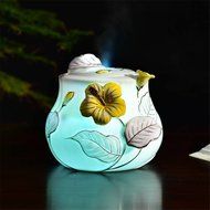 LOTOS&reg; Household 300ML Yellow Ceramic Colorful Essential Oil Aromatherapy Humidifier N4