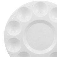 TOOGOO(R) 10-Well Round Plastic Palette white