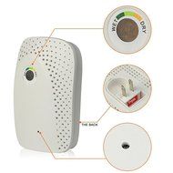 HOMY Cordless Renewable and Rechargeable Mini Dehumidifier for Absorbing Moisture in Small Spaces Closet, Bookcase... N4