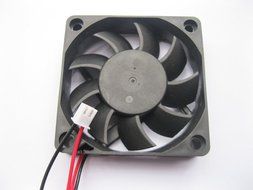 2 pcs Brushless DC Cooling Fan 12V 6015S 9 Blades 2 wire 60x60x15mm Sleeve-bearing Skywalking N3