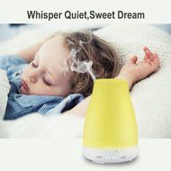Ultrasonic Aromatherapy Essential Oil Diffuser 100ml Cool Mist Humidifier with 7 Color LED Mood Lights for Office... N13