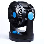 24V Car Auto Cooling Air Fan 360 Degree Rotation Adjustable 2 Speed Strong Wind for Truck SUV N4
