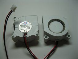 2 pcs Brushless DC Blower Fan 4020S 24V 2 Wires 40x20mm White Color Sleeve-bearing Skywalking N3