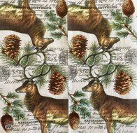 Michel Design Works Balsam Fir Cocktail Napkin 20 ct N2