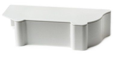 PlastxUSA PLX-BBCSWT Better Baseboard Cover Complete Left/Right End and Snap Cap, White