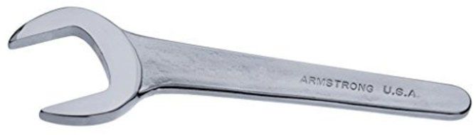 Armstrong 28-030 15/16 Satin Chrome Thin Pattern Service / Pump Wrench by Apex Tool Group