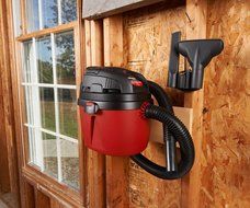 Shop-Vac 2030100 1.5-Gallon 2.0 Peak HP Wet Dry Vacuum, Small, Red/Black N2