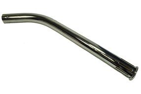 Rainbow D3, D4, D4C, SE Lower Curved Wand for floor attachment, Chrome Slotted Curved Wand