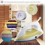 ZZ ES2362-T Steam Iron with Nonstick Soleplate, Tan N6