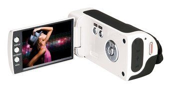 Easypix DVC 5227 720p Flash Camcorder - White (5MP, 4x Digital Zoom)