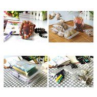 16mil Thickness Resealable Zipper Poly Bags, Clear Polyethylene Zipper Bags, Jewelry Pouch Bags Display, 50 per... N3