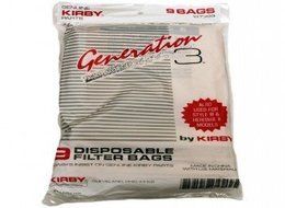 Kirby Generation 3 Upright Vacuum Paper Bags 9 Only In Pack # 197389A