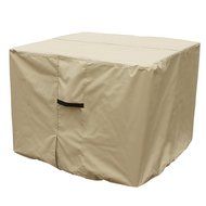 Porch Shield 100% Waterproof 600D Heavy Duty 34L x 34W x 30H inch Patio Square Air Conditioner Cover N4
