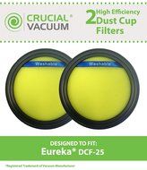 2 Eureka DCF-25 Filters, Fits SuctionSeal (AS1100 Series), Endeavor NLS (5400 Series), Nimble (EL8600 Series),...