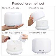 300ml Cool Mist Humidifier Ultrasonic Aroma Essential Oil Diffuser for Office Home Bedroom Living Room Study Yoga... N8