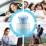ELENKER Portable Cool Mist Water Humidifier with Auto Shut-off, USB Cabel( Blue ) N5
