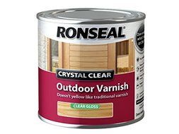 Ronseal CCODVM250 250 ml Crystal Outdoor Matt Finish Varnish - clear by Ronseal
