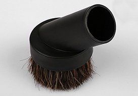 Replacement Round Dusting Brush Soft Horsehair Bristle Vacuum Attachment 1.25" 1-1/4" 32mm Black Brush for Most... N3